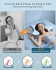 Neck Pillow For Pain Relief Cervical Sleep Support Memory Foam Orthopedic