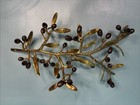 Michael Aram Olive Branch Gold Tone Brass Menorah Judaica 16   