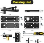 Hidden Door Hinge  620lbs Load-bearing Heavy Duty Stainless Steel Pivot Hinge  D