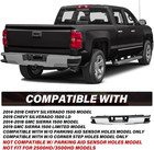 Bryght Rear Bumper Fits For 2014-2018 Chevy Silverado gmc Sierra 1500 Chrome Ste