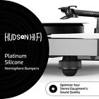Hudson Hi-fi Platinum Silicone Hemisphere Non-skid Isolation Feet W  Adhesive