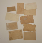Lot Of 10 Antique Victorian Calling Cards- Ephemera Lot