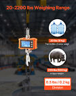 Hanging Scale 2200 Lbs 1000 Kg Digital Crane Scale Heavy Duty W lcd Display