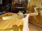 Satisfying  1850s Antique Wooden 17    Panel Marking Slitting Gauge Cutting Tool