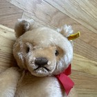 Vintage Steiff Bear Stuffed Animal 0201 36 Made In Austria Wool cotton