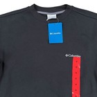 New Columbia Men s Medium Crew Neck Fleece Sweatshirt Black Long Sleeve