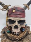 Disney Store Pirates Of The Caribbean Skull And Swords Coin Piggy Bank 