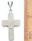 Sterling Silver Catholic Cross Crucifix 2 14 Gram