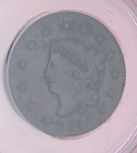 1817 Large Cent Vf30 Details Anacs