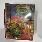 Teenage Mutant Ninja Turtles Carrying Case Holds 12 Figures Vintage 1988 Plastic