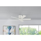 Home Decorators Collection Britton 52 In  Integrated Led Indoor Matte White