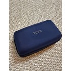 Tumi Delta Airlines First Class Amenity Kit Navy Blue Hardshell Case Kiehls Set