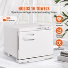 Uimoso Hot Towel Warmer 8l Towel Warmer Cabinet With A Stainless Steel Rack