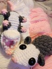 Screaming Possum Amigurumi Crochet Plushie Opossum Adorable