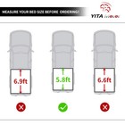 5 8ft Bed Soft 3-fold Tonneau Cover For 2014-18 Chevy Silverado Gmc Sierra 1500