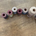 Antique Woodenindustrial Spools Of Wire - 11 Total