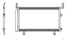 A c Condenser Fits 2019-2025 Subaru Forester Front