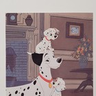 Vintage Uncirculated Walt Disney Art 101 Dalmatians  proud Papa  Postcard Pa