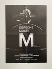 Depeche Mode M Film Memento Mori Sonic Seducer Magazine Folded Poster Dave Gahan