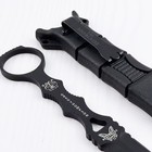 Benchmade 176bk Socp Dagger Black Sheath Fixed 440c Stainless Steel Black Knife