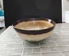 Vintage Drip Glaze Extra Large Ceramic Pottery Versatile Bowl Unsigned 16  X 7 
