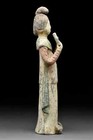 Very Rare Museum Acquired Ancient Chinese Tang Dynasty Figurine  Tl Tested