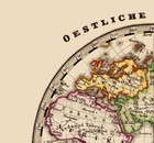 Historic Map - Eastern Hemisphere - Stieler 1852 - 23 X 24 70 - Vintage Wall Art