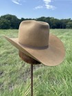 100x Pure Beaver 6 7 8 Whiskey Cowboy Hat 3 75    Brim 5 5    Crown