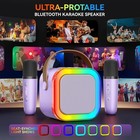 Portable Kids Karaoke Machine W 2 Mics  Bluetooth Speaker - Birthday Gift