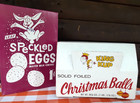 Lot Of 2 Vintage Advertising Store Display Penny Candy Boxes Christmas   Easter 
