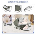 Bedside Bassinet For Baby  Portable Baby Bassinet Travel Bed With Mosquito Net
