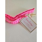 Lilly Pulitzer - Pink Print Lanyard With Gold Hardware  nwt 