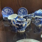  Blue Willow Pattern Child s Porcelain Teapot And Tea Set Made In Japan