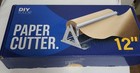 Diy Crew 12 Inch Paper Roll Dispenser And Cutter - Heavy-duty Wall Mountable 