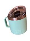 Yeti  14oz Rambler Coffee Mug Stainless Steel Mag Slide Lid Seafoam Green Vacuum