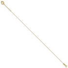 Real 14k Solid Yellow Gold Cable Chain With Heart Cage Dangle Anklet 9-10 Inch
