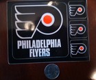 Philadelphia Flyers Vintage Sticker Decal Set 3 5    1   High Quality Team Issue
