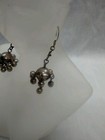 Unique Vintage Antique India Tribal Ethnic Dangle Beads  Earrings 