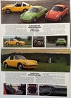 Mint Original  1974 Porsche 911s And Carrera Sales Brochure  Folder