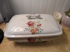 Vintage Rare Fenton Covered Dish 9 Inches  Victory