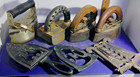 Antique Enterprise   More Cast Iron Sad Irons   Stands  Trivets  Your Choice 
