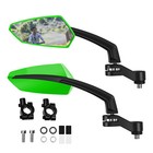 1 Pair Handlebar Mirrors Biking Bike Mirror Handlebar Mount Rotatable Rear View