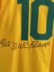 Pele Signed 3x World Cup Champ Brazil Jersey Psa Dna