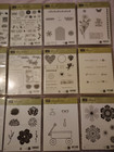 Lot Of 15 Stampin  Up  Cling   Rubber Stamp Sets - Card Making scrapbooking  4