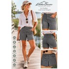 Eddie Bauer Women s 10 Gray Stretch Hiking Shorts 8in Inseam Active Outdoor Golf