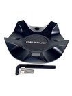 Cratus Wheels Satin Black Custom Wheel Center Cap   Cr 105-car  1 Cap    Bolt