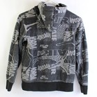 Nike Air Jordan Gray Logo Print Hoodie Boys  Size Medium 10-12