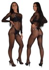 Asteria - Ultra Shine Full Bodystocking In No Gusset Or Crotchless