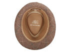 Stetson   Italian Wool Brown Fedora Hat   Xl   New Mens Lined Plaid Winter Dress