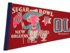 Vintage 1960 s Ole Miss Rebels 29  Pennant Colonel Reb